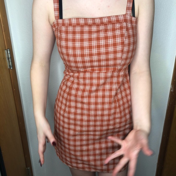 Checkered Mini-Dress - Picture 2 of 4